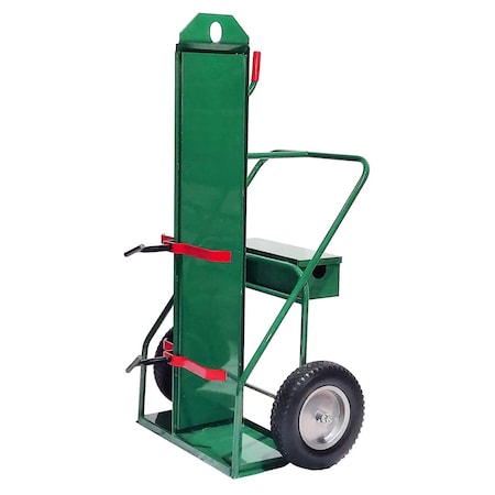 Anthony Carts Large Cart, 16in. Solid , Lift Eye, Firewall Holds 94LFW-16S